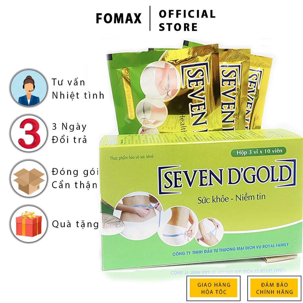 GIẢM CÂN CHO NGƯỜI LỜN SEVEN D’GOLD ( cải tiến của SEVENDAY)