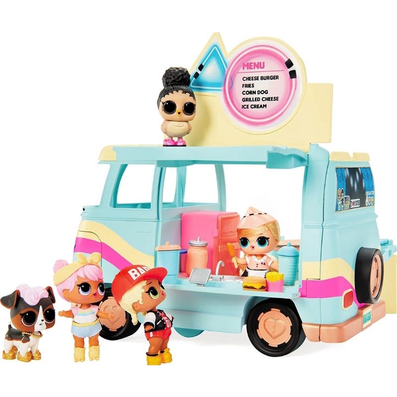 Xe cắm trại lol surprise grill Camper