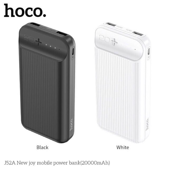 Pin dự phòng 20000mAh Hoco J52A chính hãng