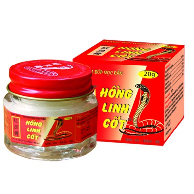 Cao xoa bóp Hồng Linh cốt 20g - Giảm đau, chống viêm, tan bầm tím