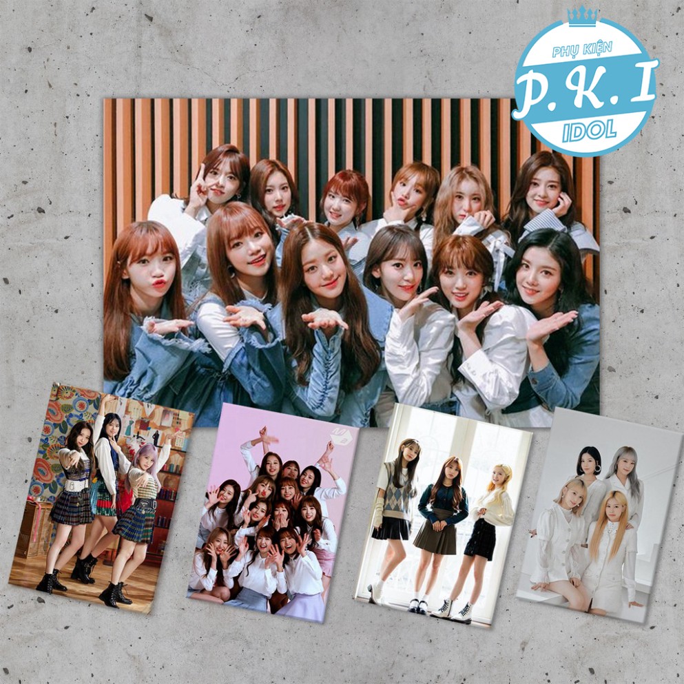 Bộ Ảnh Random In Hình Nhóm Nhạc IZ*ONE 2021 - QUÀ TẶNG K-POP