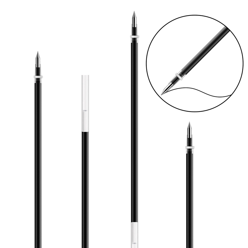 Ruột Bút Gel Deli Màu Đen Ngòi 0.5mm S760