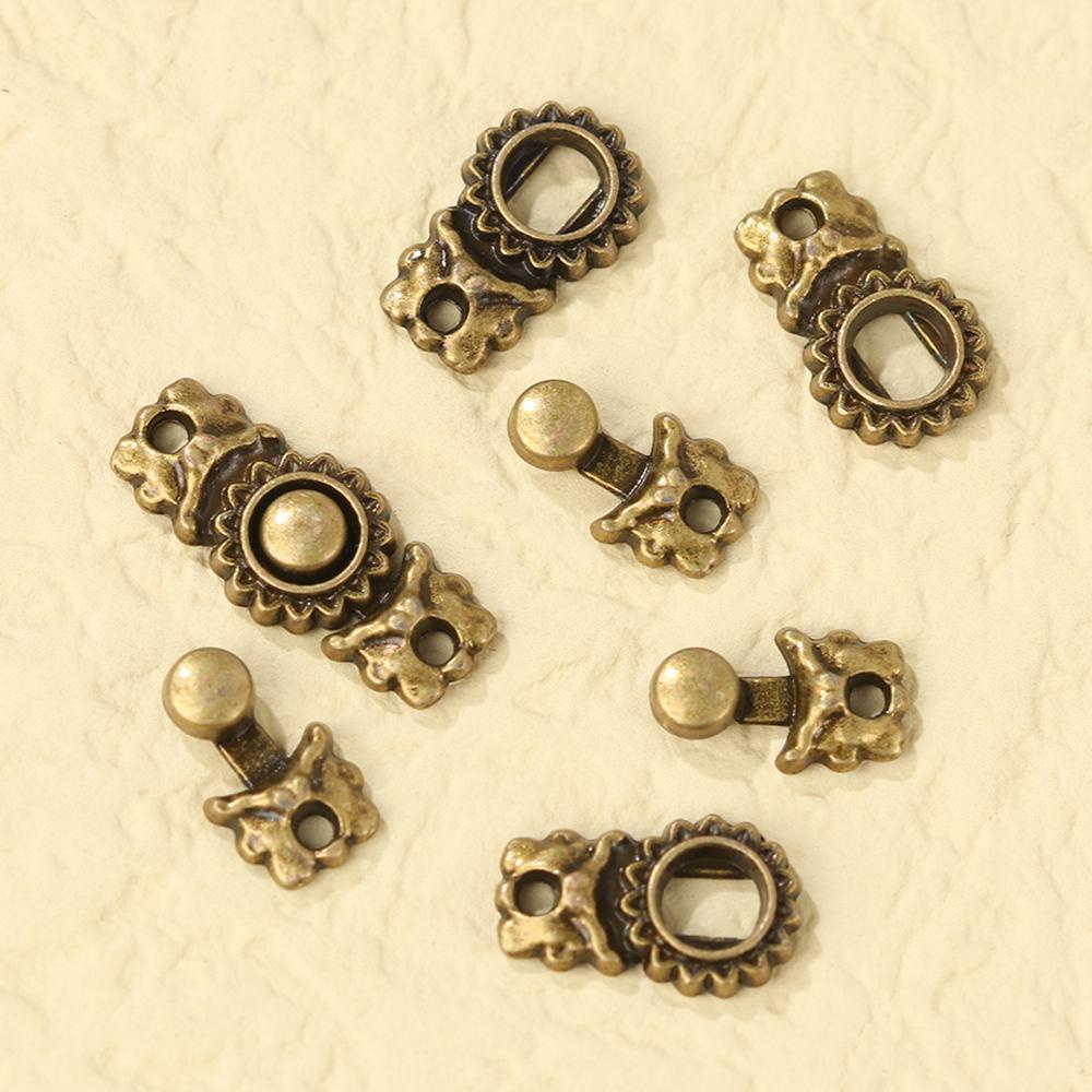 Set 4 Khóa Thắt Lưng 15mm Bằng Kim Loại Dành Cho Búp Bê