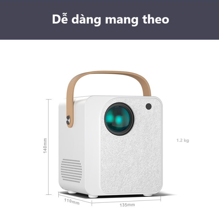 Máy Chiếu Mini SAINYER Y9 CP350 Full HD 1080p Hệ điều hành Android - Bảo Hành 6 Tháng