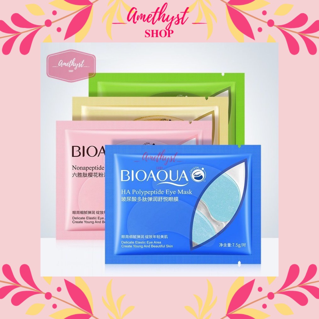 LẺ 1 Miếng Mặt Nạ Mắt Bioaqua Eye Mask Dưỡng Ẩm Và Làm Săn Chắc Vùng Da Quanh Mắt