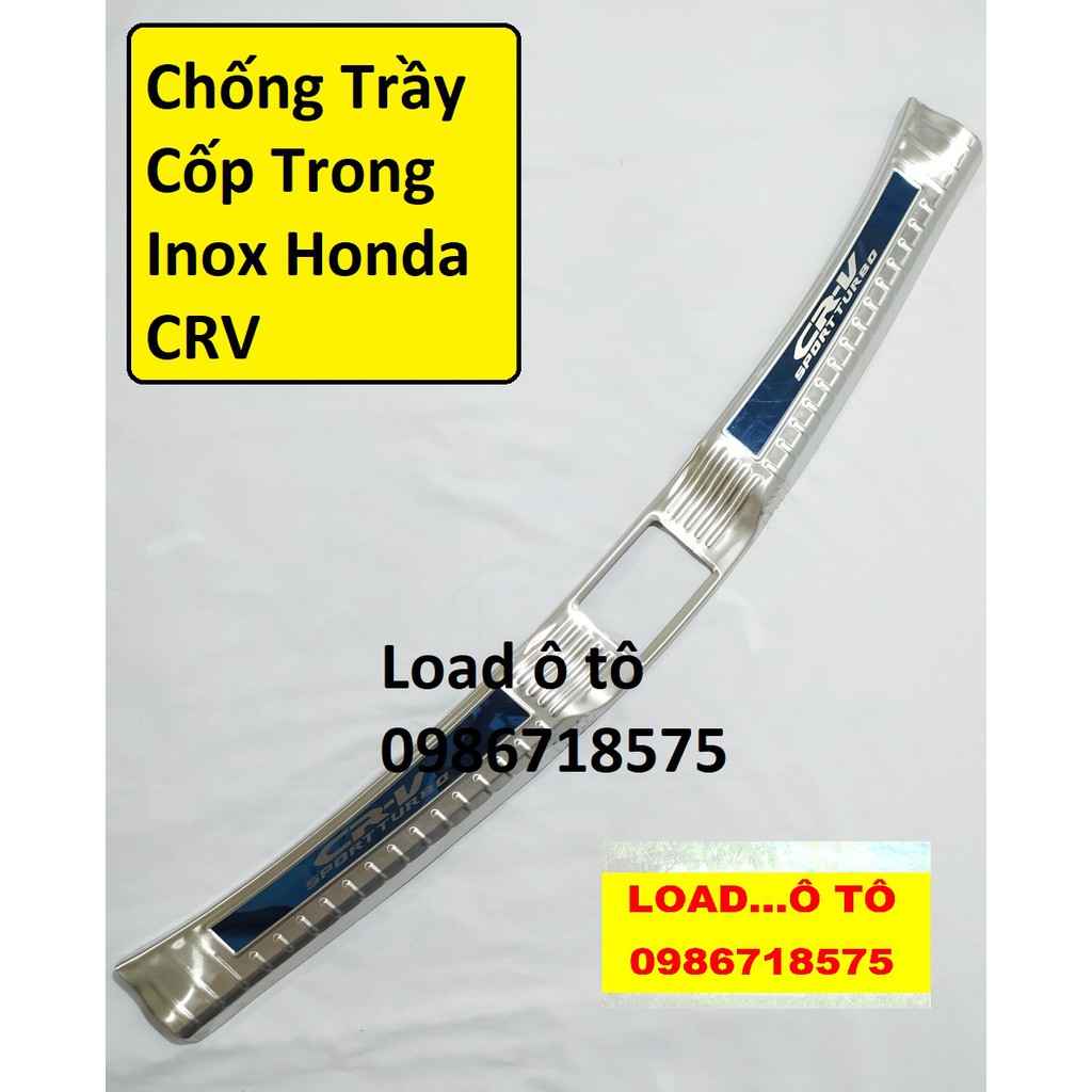 Chống Trầy Cốp Trong Inox Honda CRV 2018-2021 Cao Cấp