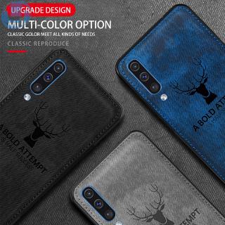 Ốp Điện Thoại Tpu Mềm Phối Vải Cá Tính Cho Samsung Galaxy A10 A20 A30 A50 A70 A51 A71 A7 2018