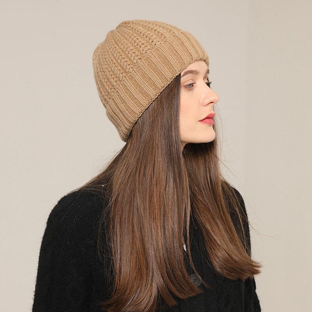 MOCHO Mũ Len Beanie Nữ Màu Sắc Nhã Nhặn Thời Trang
