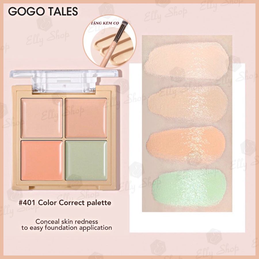 Bảng che khuyết điểm 4 ô Gogo Tales Embellish Blemish Free Collocation