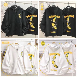 Áo Khoác Thun Nỉ Ngoại In Hình Chuối Mềm Mịn Siêu Đẹp - Shop3nunisex