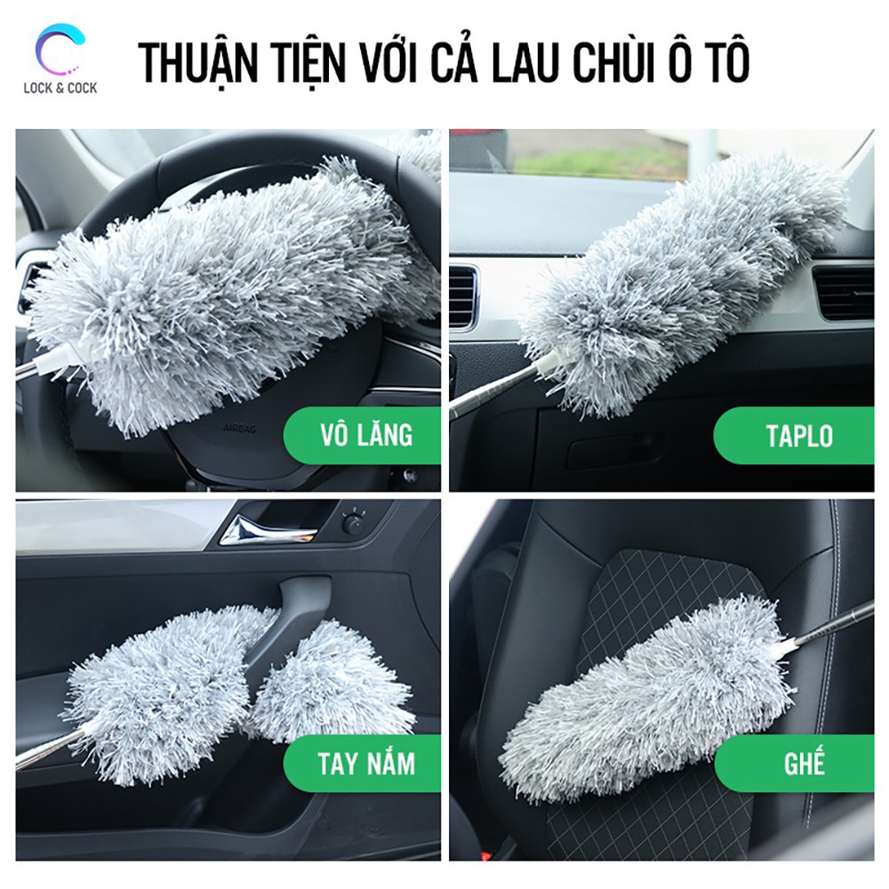 Chổi quét bụi,cây phất trần thông minh hút bụi, màng nhện tiện lợi