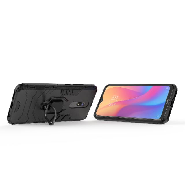 Ốp lưng Xiaomi Redmi 8 / 8A / Redmi 9A / Redmi 10 / Redmi A1 Iron Man Iring chống sốc cao cấp giá đỡ xem phim