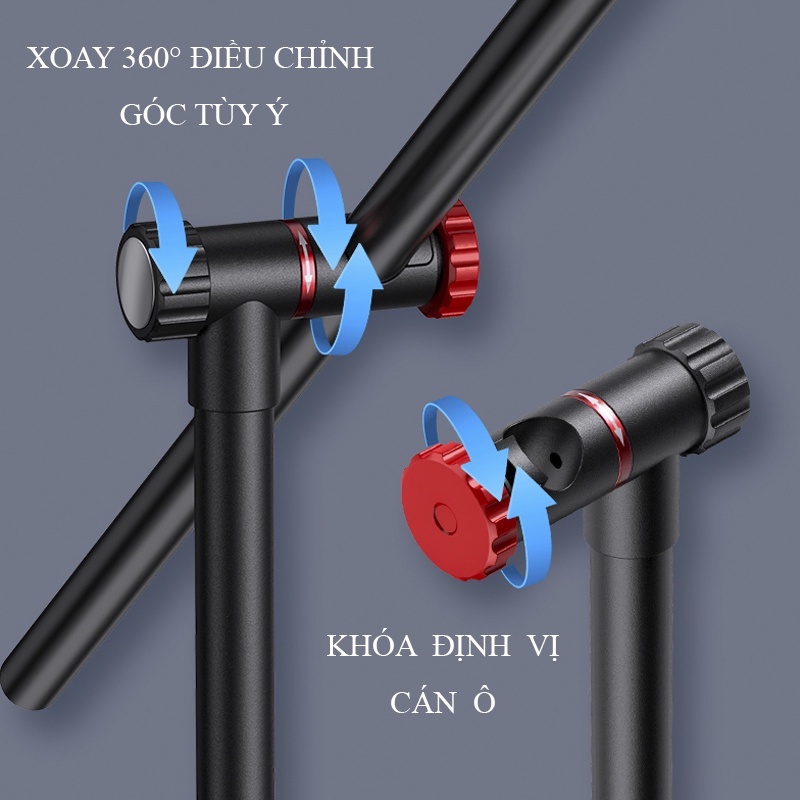 Phụ Kiện Ô Câu Cá , Thanh Hợp Kim Điều Chỉnh Độ Dài, Đầu Nối Xoay 360° - Pat Ô Dù nâng cấp , tiện lợi khi sử dụng LK-21