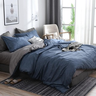 Bộ chăn ga gối cotton poly 4 món