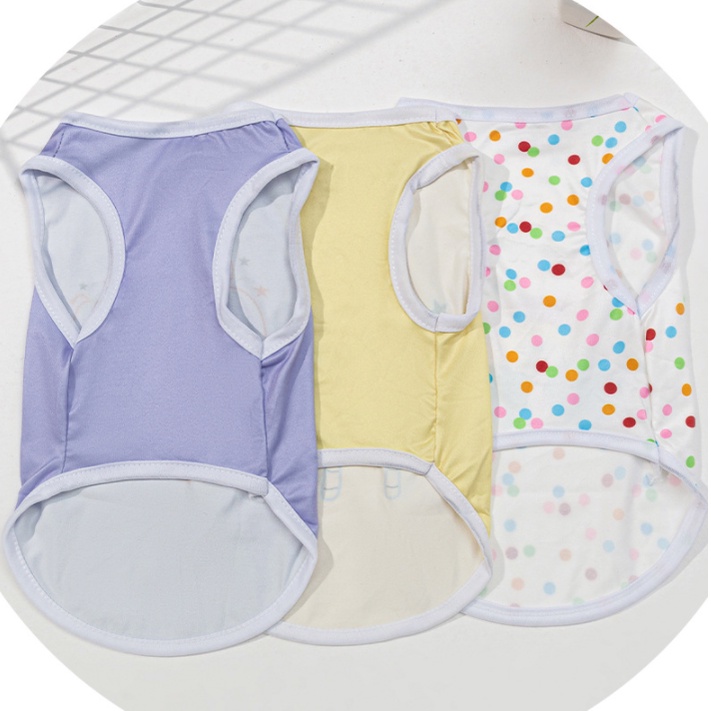 Áo Thun Xuân Hè In Họa Tiết Hoạt Hình Dễ Thương Cho Thú Cưng