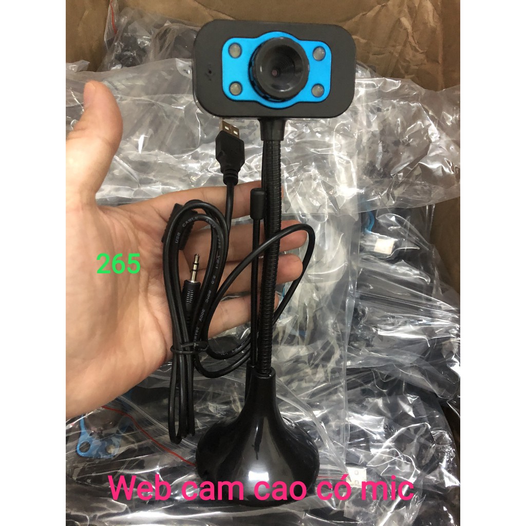 Webcam giá rẻ (Xả Kho) Webcam Chân Cao Có Mic 720p Sắc Nét