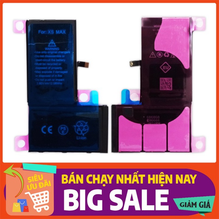 Pin iPhone XS MAX ⚡ Pin Chuẩn EU - Thay Thế Cho Điện Thoại iPhone - BH 6 Tháng