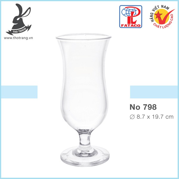 Ly Sinh Tố No798 Nhựa Trong Acrylic Cao Cấp Fataco Việt Nam