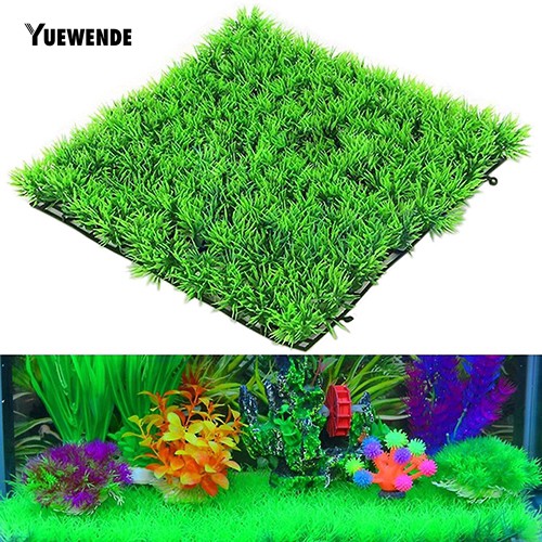 Thảm cỏ nhân tạo dùng cho trang trí bể cá