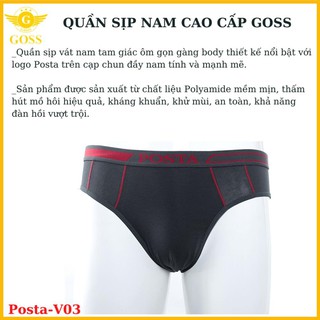 ⭐ FREESHIP ⭐ Quần Sịp Vát Nam Cao Cấp Goss - Quần Lót Nam 100% Cotton Cao Cấp Thoáng Mát
