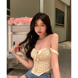 Áo 2 dây thiết kế không đồng đều thời trang mùa hè dành cho nữ