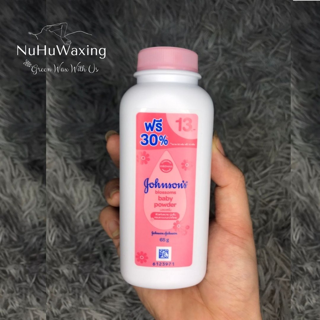 Phấn rôm Johnson Baby 65g trẻ em, bôi trước khi wax