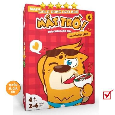 Trò chơi giáo dục Mắt Trố- An toàn thực phẩm-chơi được nhiều người-giúp gắn kết gia đình-mang nhiều tiếng cười,niềm vui