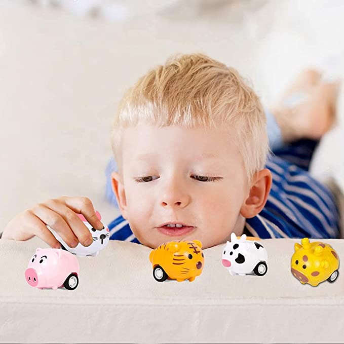 Đồ Chơi Xe Kéo Hình Động Vật Hoạt Hình Dễ Thương Cho Bé