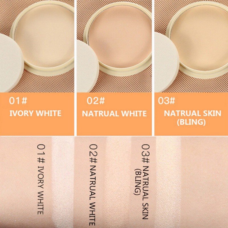 Phấn Nén Chống Nắng Màu Sắc Tự Nhiên Thương Hiệu LANQIN