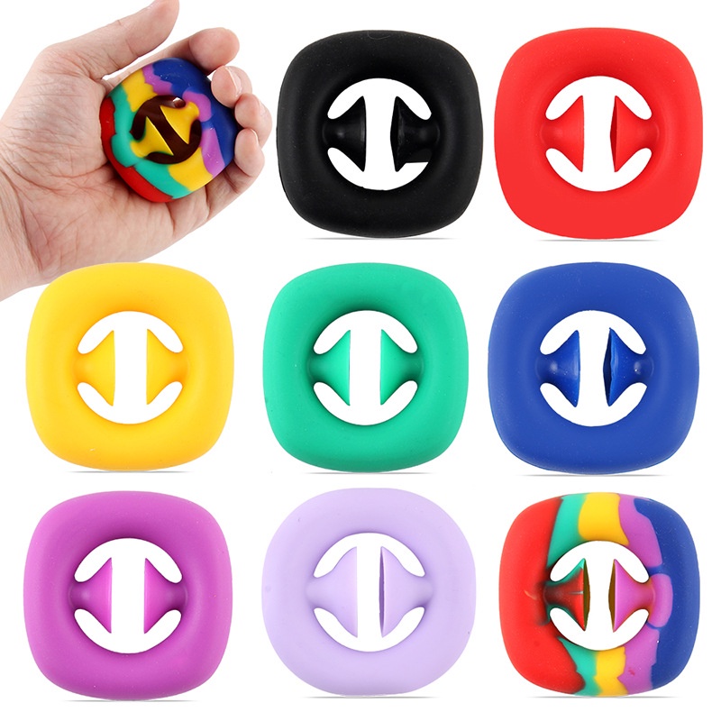 Đồ Chơi Dành Cho Trẻ Em / Người Lớn NEW 2021 Snapperz Fidget Toy Squeeze/Grab/Snap/ Sensory/Party Popper Noise Maker Stress Relief Rainbow Fidget Toy Kids Adult Antistresse Toy Tiktok Toy Anh ấy Quay Lưng Lại Với Anh ấy