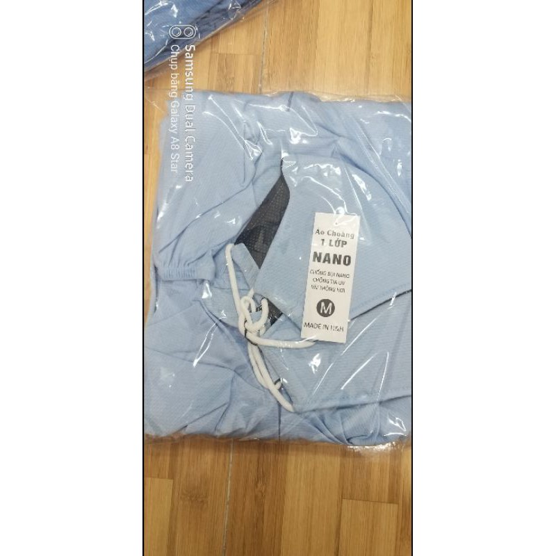 Áo Choàng dài chống nắng toàn thân .Hàng 1lớp chất liệu vải Nano nhật thông hơi thoáng khí. | BigBuy360 - bigbuy360.vn