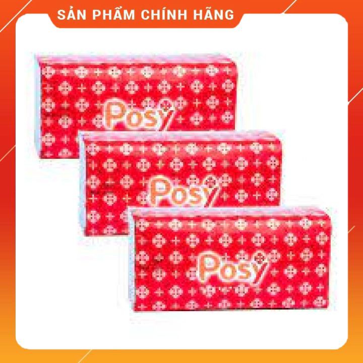 Khăn Giấy Cao Cấp Posy 250 Tờ Siêu Mịn Mềm Dai Trắng