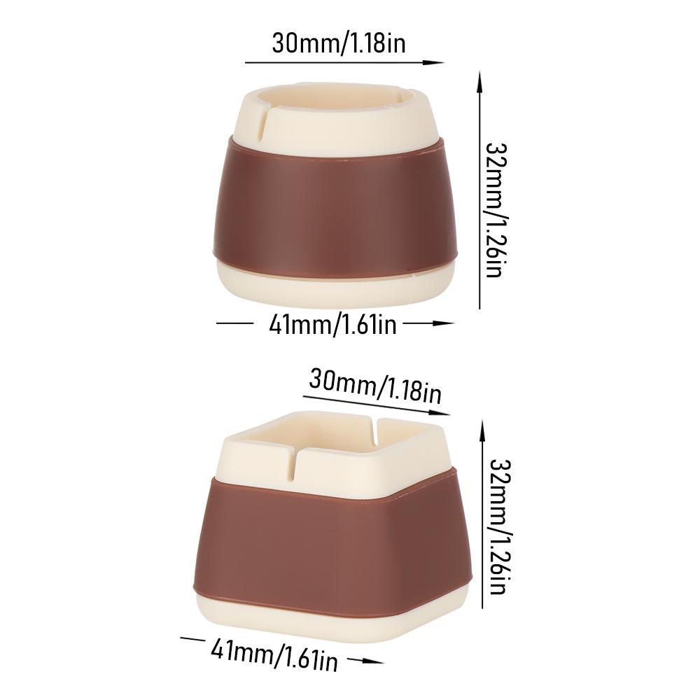 Set 4 Miếng Bọc Chân Bàn Ghế Chống Mài Mòn