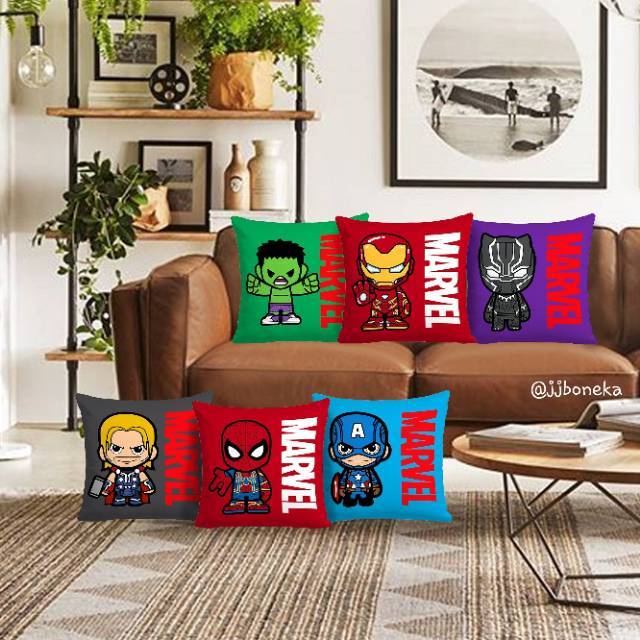 Funko Pop Gối Hình Siêu Anh Hùng / Hulk / Thor / Ironman / Spiderman Độc Đáo