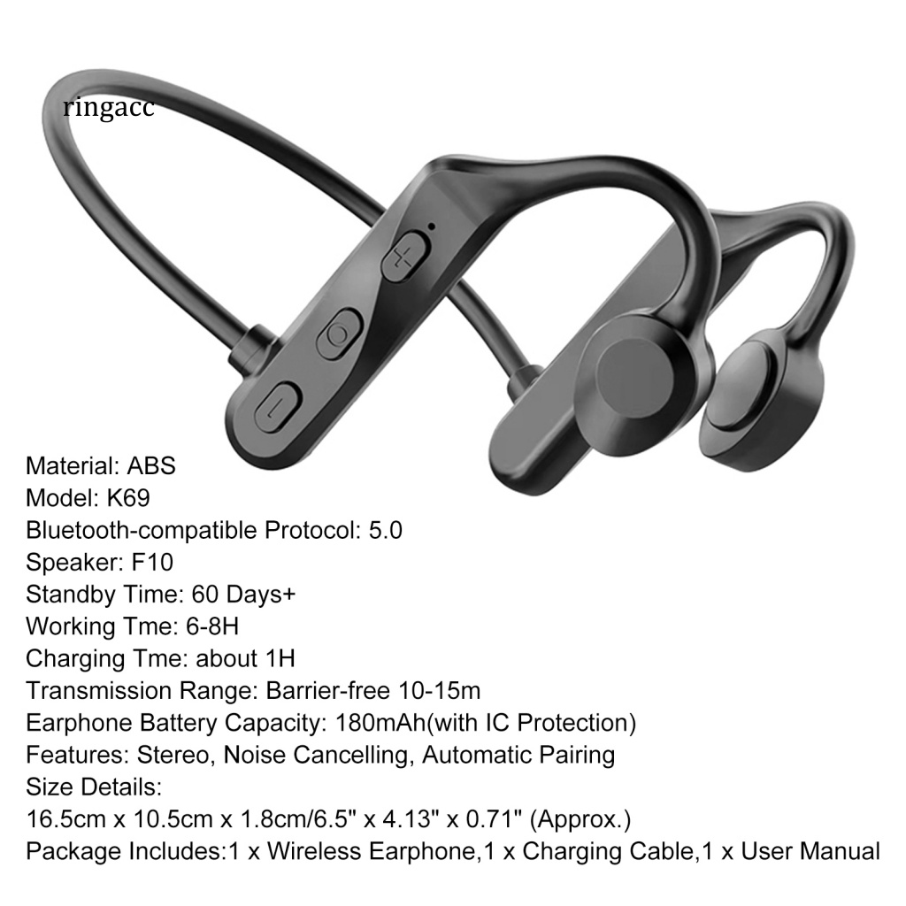 Tai nghe không dây K69 HiFi 5.0 Hiệu Ứng Âm Thanh Vòm