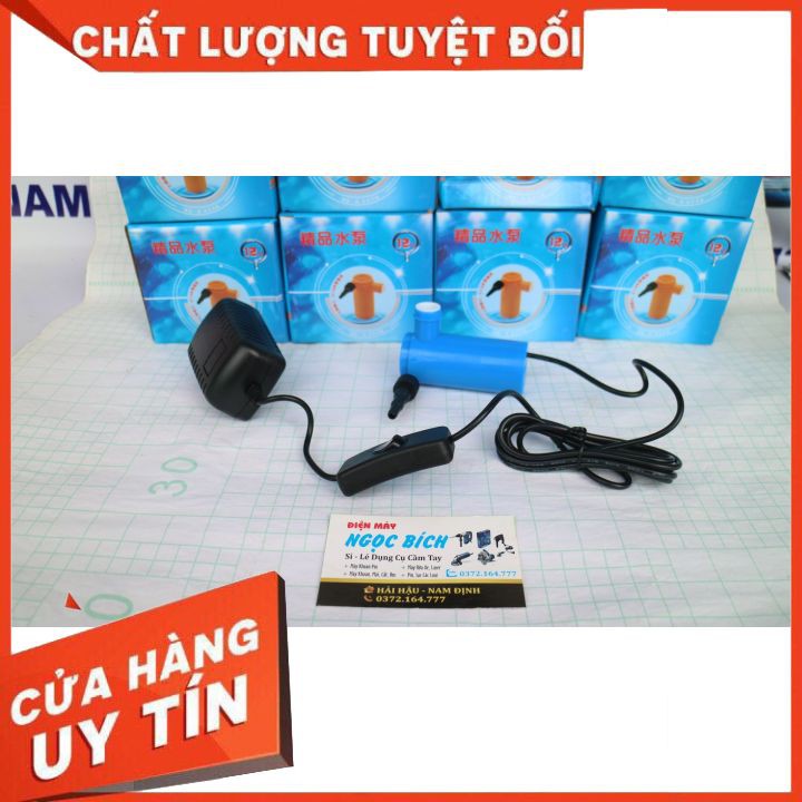 [ RẺ VÔ ĐỊCH] Máy Bơm Nước Mini 12v (Bơm Nước Cắt Rãnh Tường) 5.0