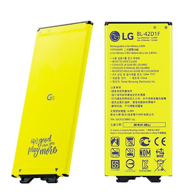 Pin LG G5 (BL-42D1F) 2800mAh mới 100% _ BH 6 tháng đổi mới /KCLI12
