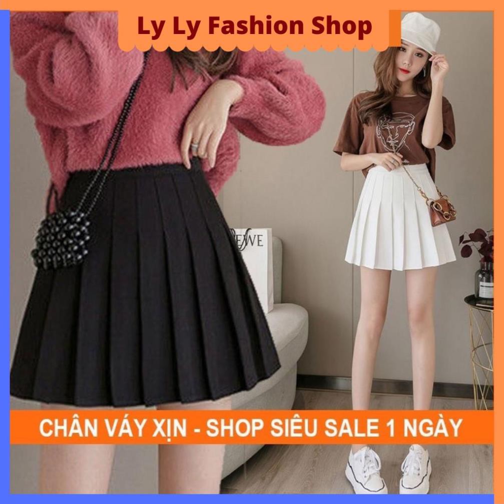 Chân Váy Ngắn Xếp Ly LyLy Chân Váy Tennis Trắng Đen Dáng Chữ A Hàn Quốc Cao Cấp Ulzzang Dáng Xòe Ôm Body Đẹp CV003 | BigBuy360 - bigbuy360.vn