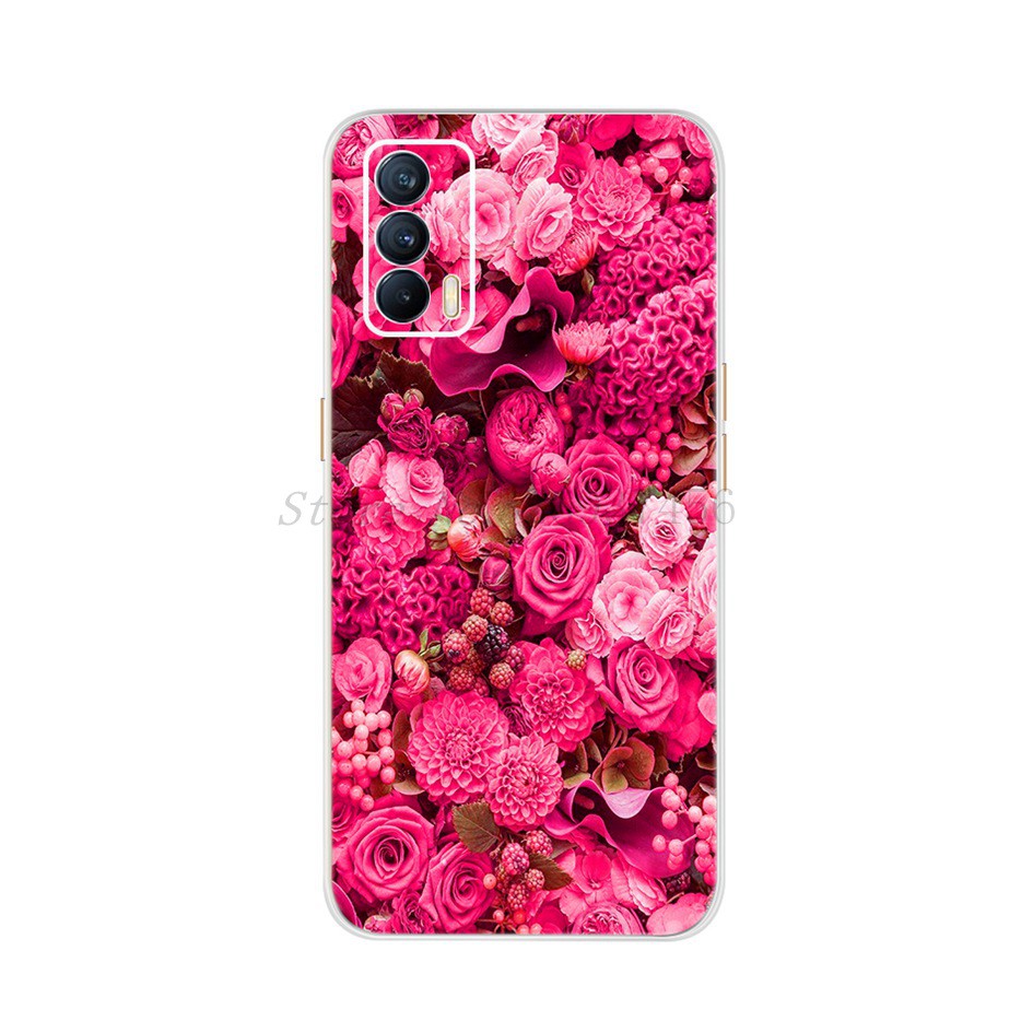 Ốp điện thoại mềm in họa tiết hoạt hình độc đáo dễ thương cho Realme V15 V11 5g 2021