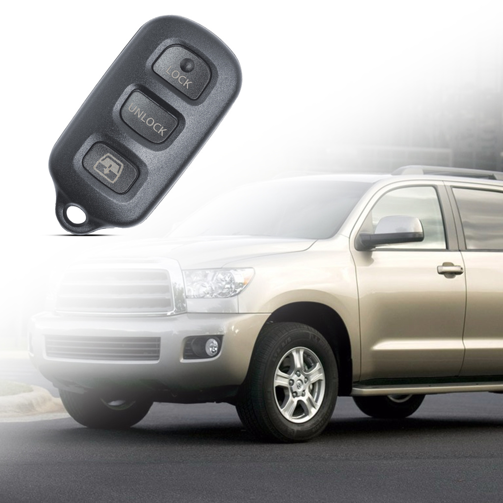 Vỏ Chìa Khóa Điều Khiển Từ Xa 3 + 1 Nút Bấm Bằng Abs Siêu Bền Dễ Lắp Đặt Cho Toyota Sequoia 2001-2008 / Matrix 2003-2008