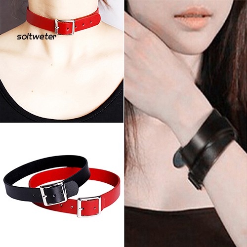Vòng Cổ Choker Giả Da Phong Cách Cá Tính Dành Cho Nữ