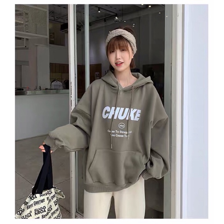 ÁO HOODIE NỮ , ÁO CHUKE CÓ TÚI TRƯỚC CHẤT VẢI MỀM, BÊN TRONG LÓT LÔNG (hàng có sẵn) | BigBuy360 - bigbuy360.vn