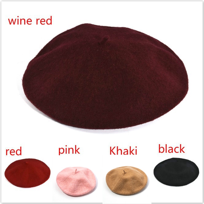 Mũ Nồi Màu Trơn Phong Cách Hàn Quốc Cho Nữ