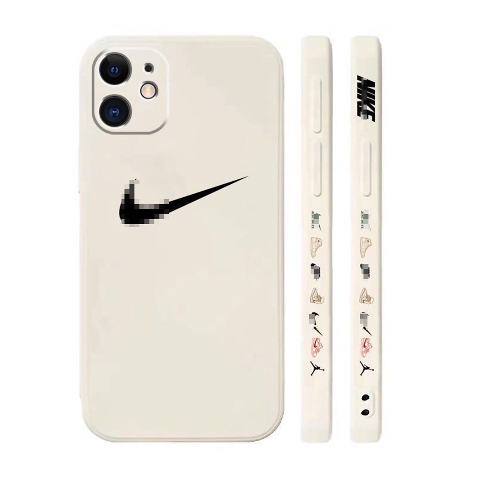 Ốp Lưng Iphone Cạnh Vuông In Hình Viền N.i.k.e Mickey Doremon 6/6s/7/7plus/8/8plus/X/Xsmax/11/12/pro/max/plus/Promax