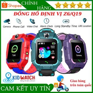 Đồng Hồ Thông Minh Trẻ Em Định Vị  Z6 Lắp Sim Nghe Gọi 2 Chiều Có Tiếng Việt Có Camera Và Đèn Pin Soi Sáng
