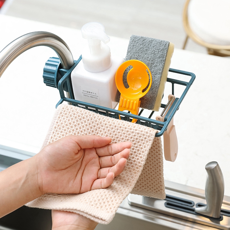 Giá Đựng Miếng Rửa Chén Đa Năng Cho Nhà Bếp / Phòng Tắm
