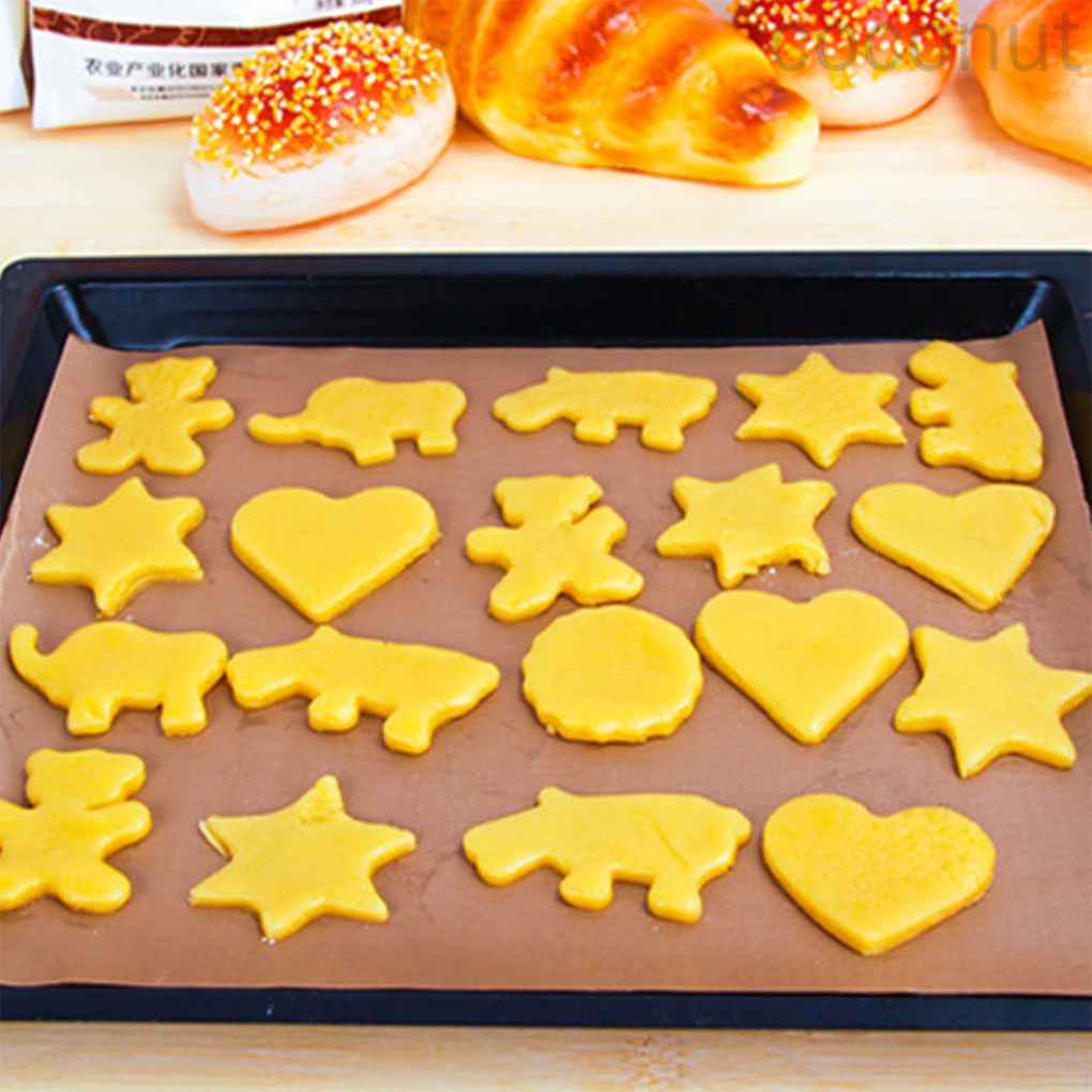 Thảm Lót Nướng Bánh 40x30cm Chống Dính Chịu Nhiệt Có Thể Tái Sử Dụng