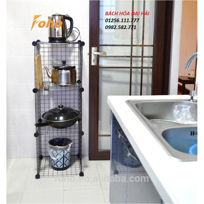 KỆ SẮT SƠN TĨNH ĐIỆN LẮP GHÉP- 9 Ô KÍCH THƯỚC 105cm*35cm*105cm