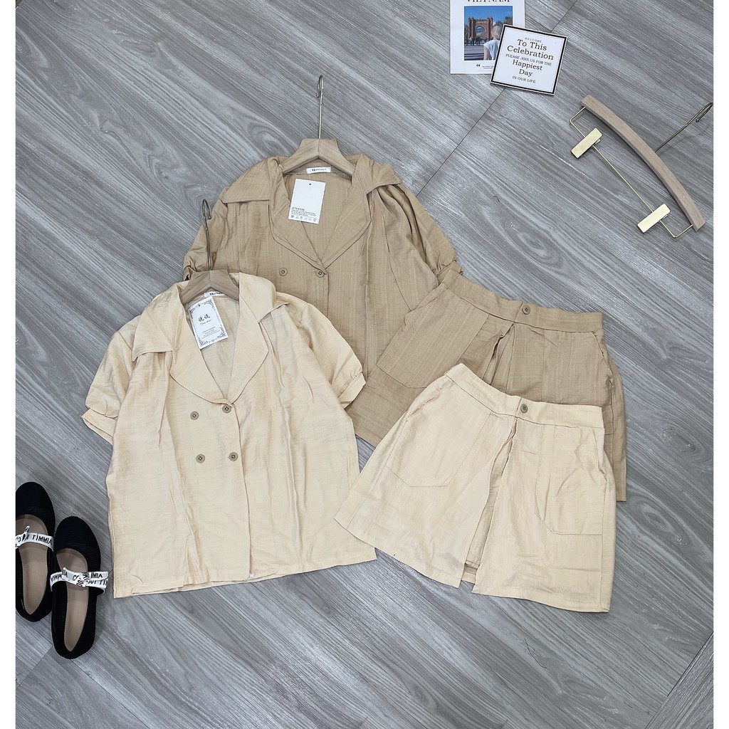 Set Vest Sơ Mi 2 Hàng Cúc | BigBuy360 - bigbuy360.vn