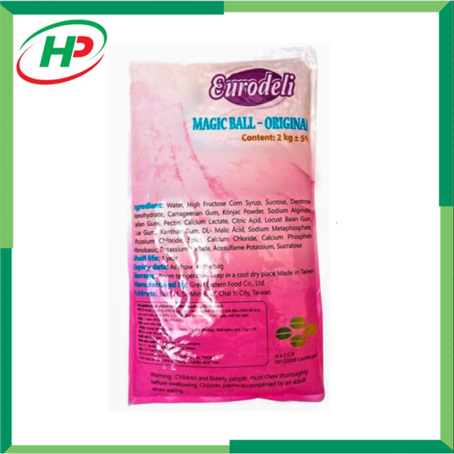 [Mã 267FMCGSALE giảm 8% đơn 500K] 🍴 Hạt 3Q Ngọc Trai Eurodeli 2Kg - SP000029